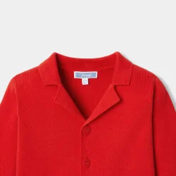 Jacadi Cardigan worker en tricot bébé garçon - ROUGE VIF