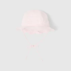 Jacadi Chapeau bébé fille à festons - rose pale ROSE PALE JACADI Clearance