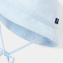 Jacadi Chapeau bébé garçon en Oxford - BLANC/BLEU Discount