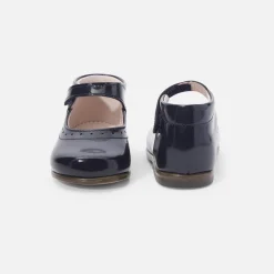 Jacadi Charles IX bébé fille en cuir verni - marine MARINE JACADI New