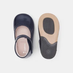 Jacadi Charles IX bébé fille en cuir verni - marine MARINE JACADI New
