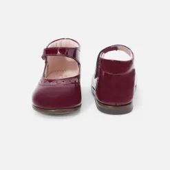 Jacadi Charles IX bébé fille en cuir verni - BORDEAUX Online