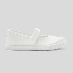 Jacadi Charles IX en toile enfant fille - blanc BLANC JACADI Outlet