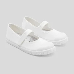 Jacadi Charles IX en toile enfant fille - blanc BLANC JACADI Outlet