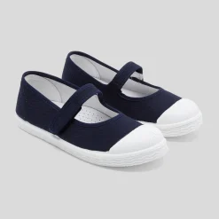 Jacadi Charles IX en toile enfant fille - marine MARINE JACADI Outlet