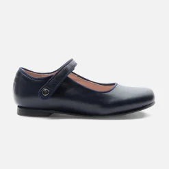 Jacadi Charles IX enfant fille en cuir lisse - marine MARINE JACADI Hot
