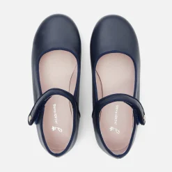 Jacadi Charles IX enfant fille en cuir lisse - marine MARINE JACADI Hot