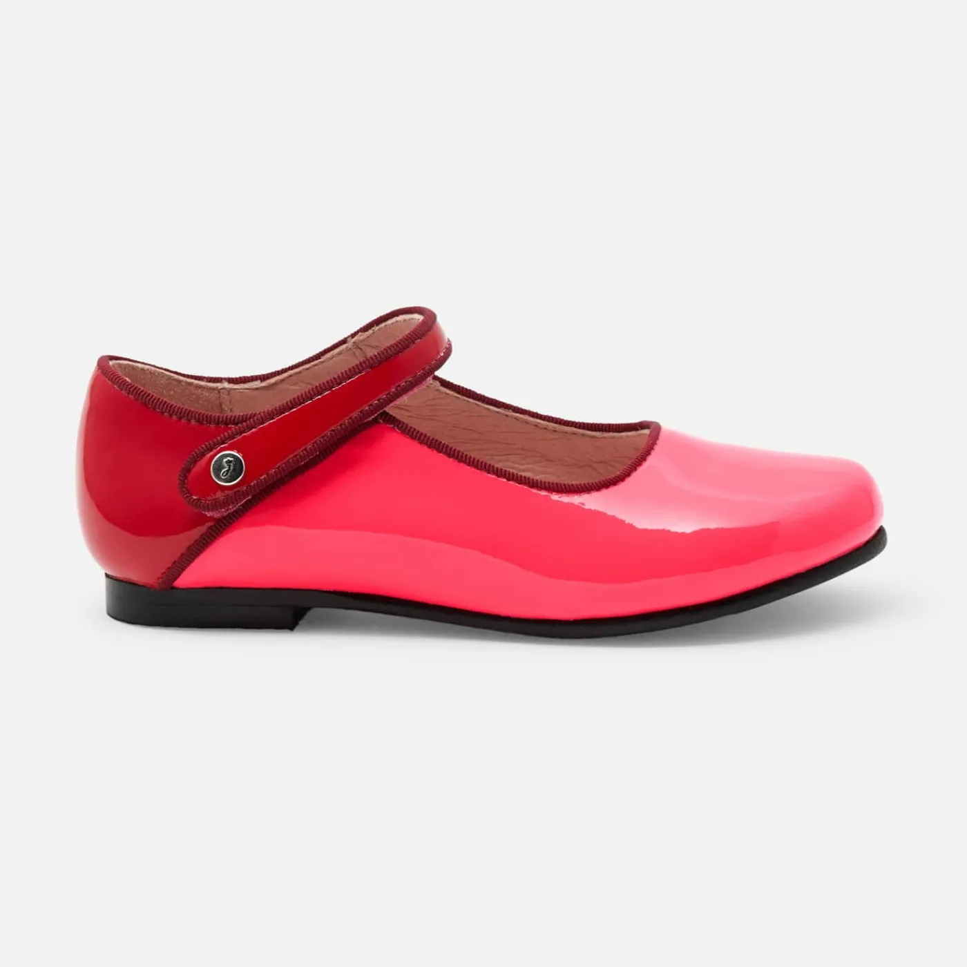 Jacadi Charles IX enfant fille en cuir verni - ROSE Sale