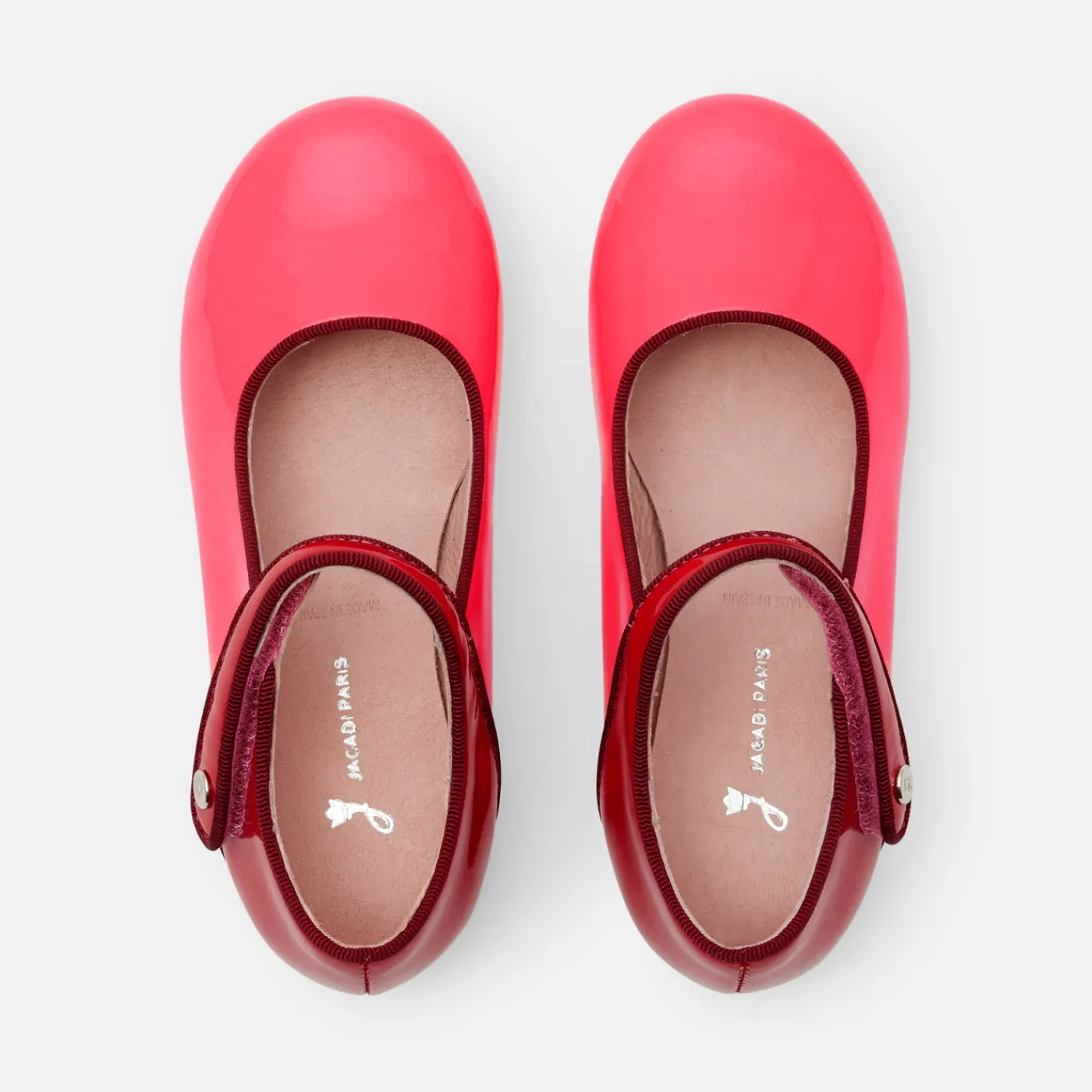 Jacadi Charles IX enfant fille en cuir verni - ROSE Sale
