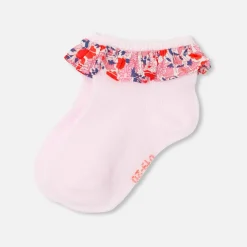 Jacadi Chaussettes bébé fille à volants - ROSE Hot
