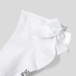 Jacadi Chaussettes enfant fille à nœud - blanc BLANC JACADI Sale