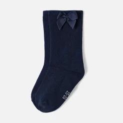 Jacadi Chaussettes hautes bébé fille - marine MARINE JACADI Outlet