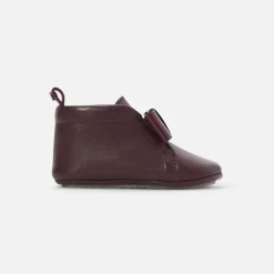 Jacadi Chaussons bébé fille en cuir - BORDEAUX Online