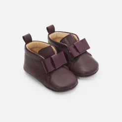 Jacadi Chaussons bébé fille en cuir - BORDEAUX Online