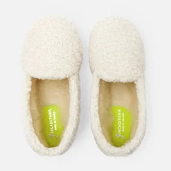 Jacadi Chaussons en sherpa enfant fille - ECRU/BEIGE Best