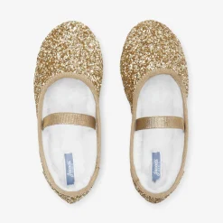 Jacadi Chaussons fourrés enfant fille - OR Sale