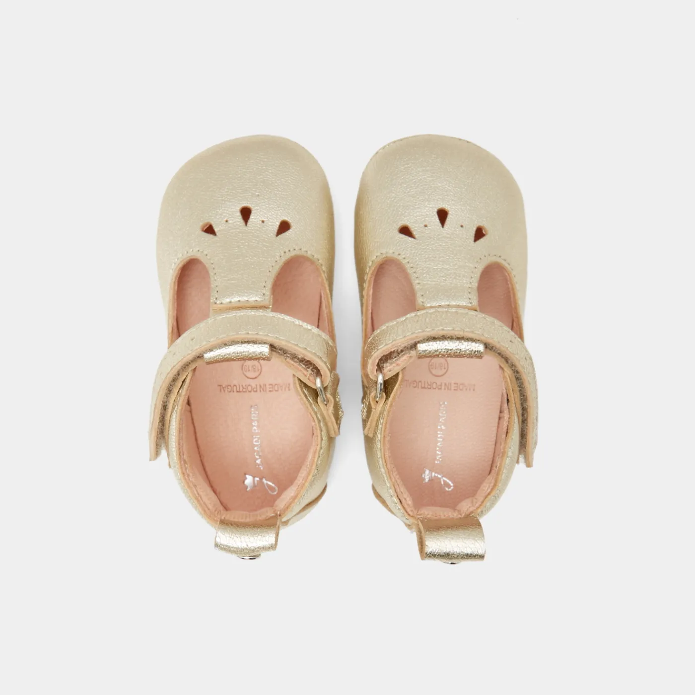 Jacadi Chaussons souples salomés bébé fille - OR Online