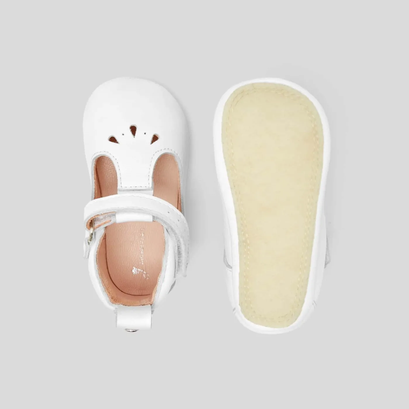 Jacadi Chaussons souples salomés bébé fille - blanc BLANC JACADI Hot