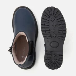 Jacadi Chelsea boots enfant fille en cuir lisse - marine MARINE JACADI Online