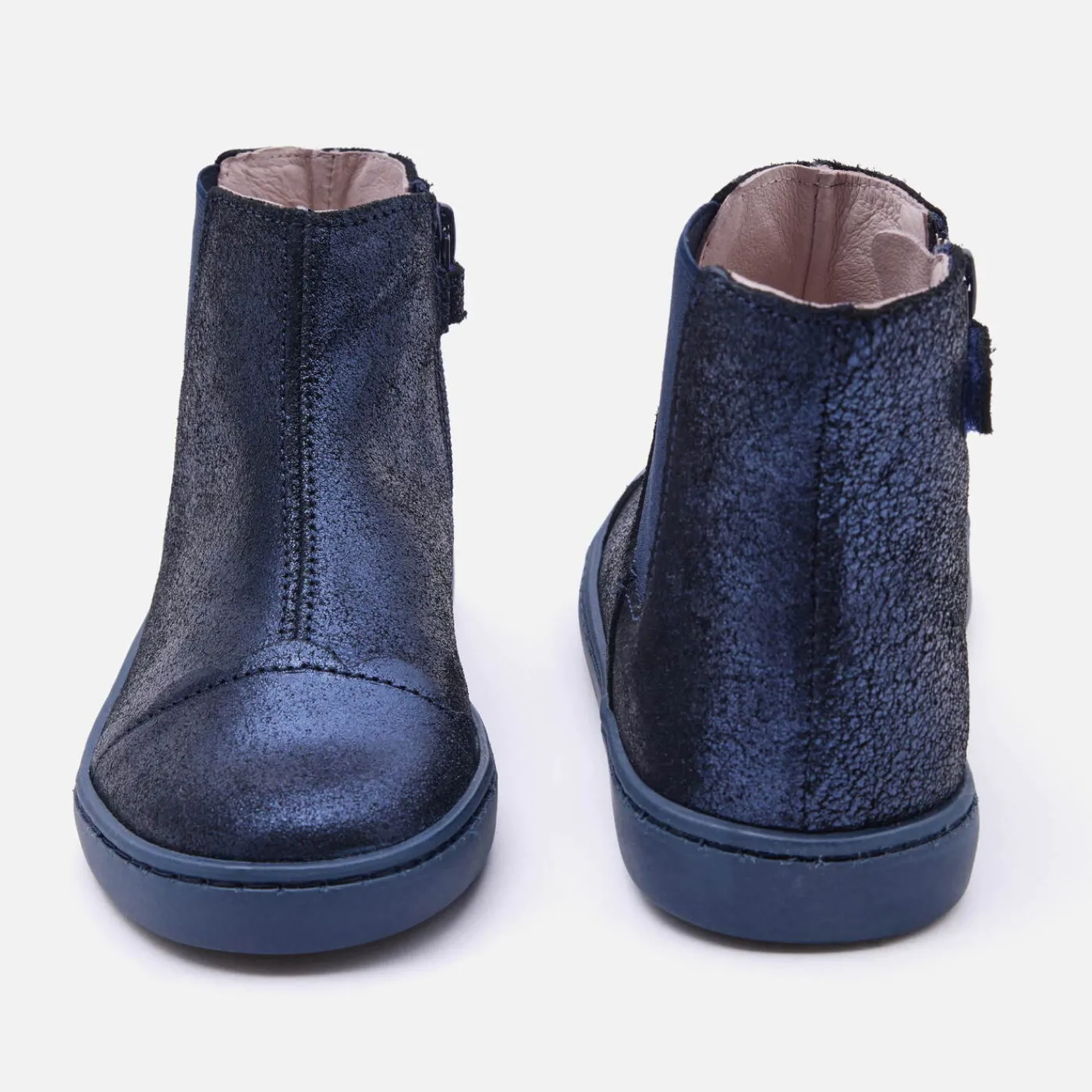 Jacadi Chelsea boots enfant fille - BLEU Discount