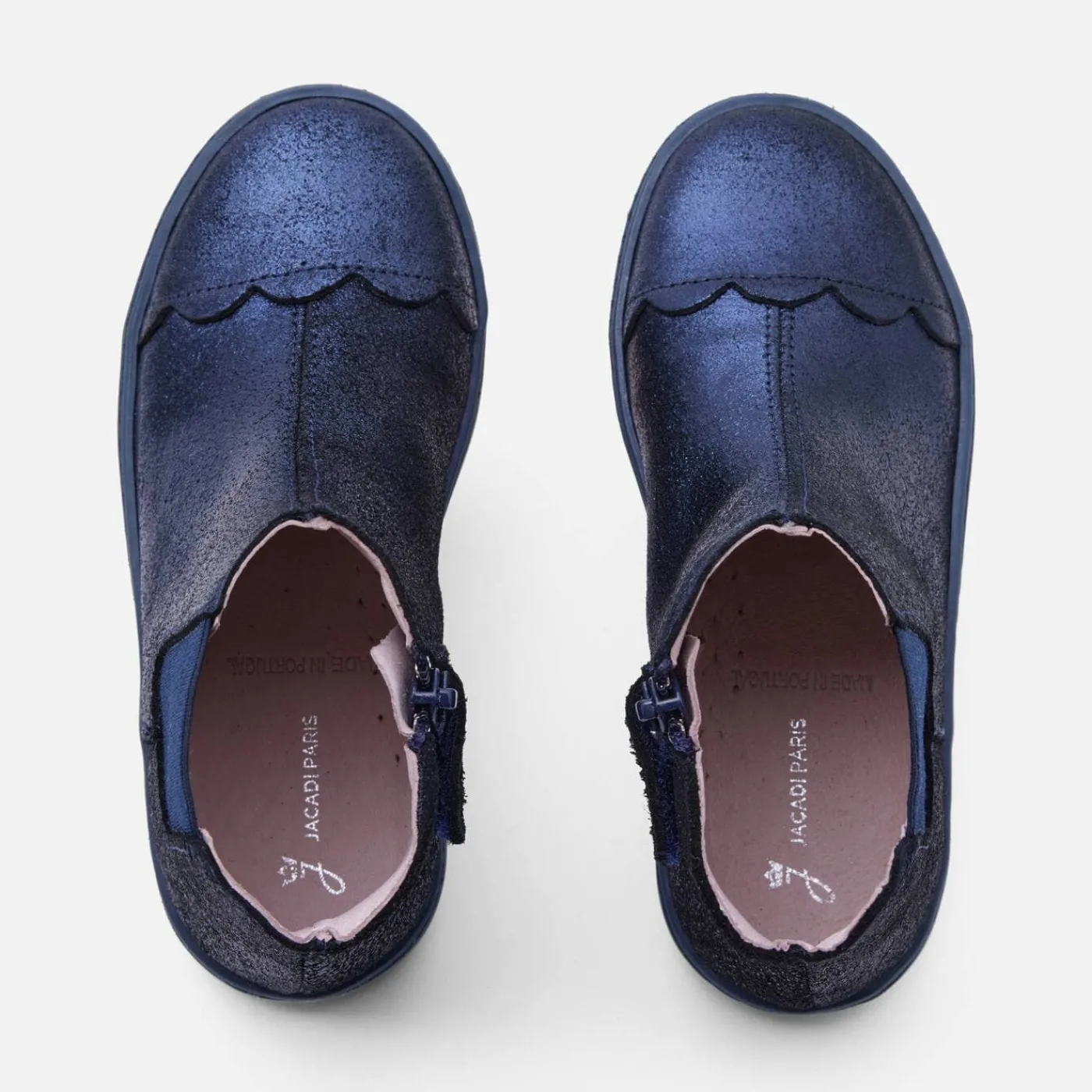 Jacadi Chelsea boots enfant fille - BLEU Discount