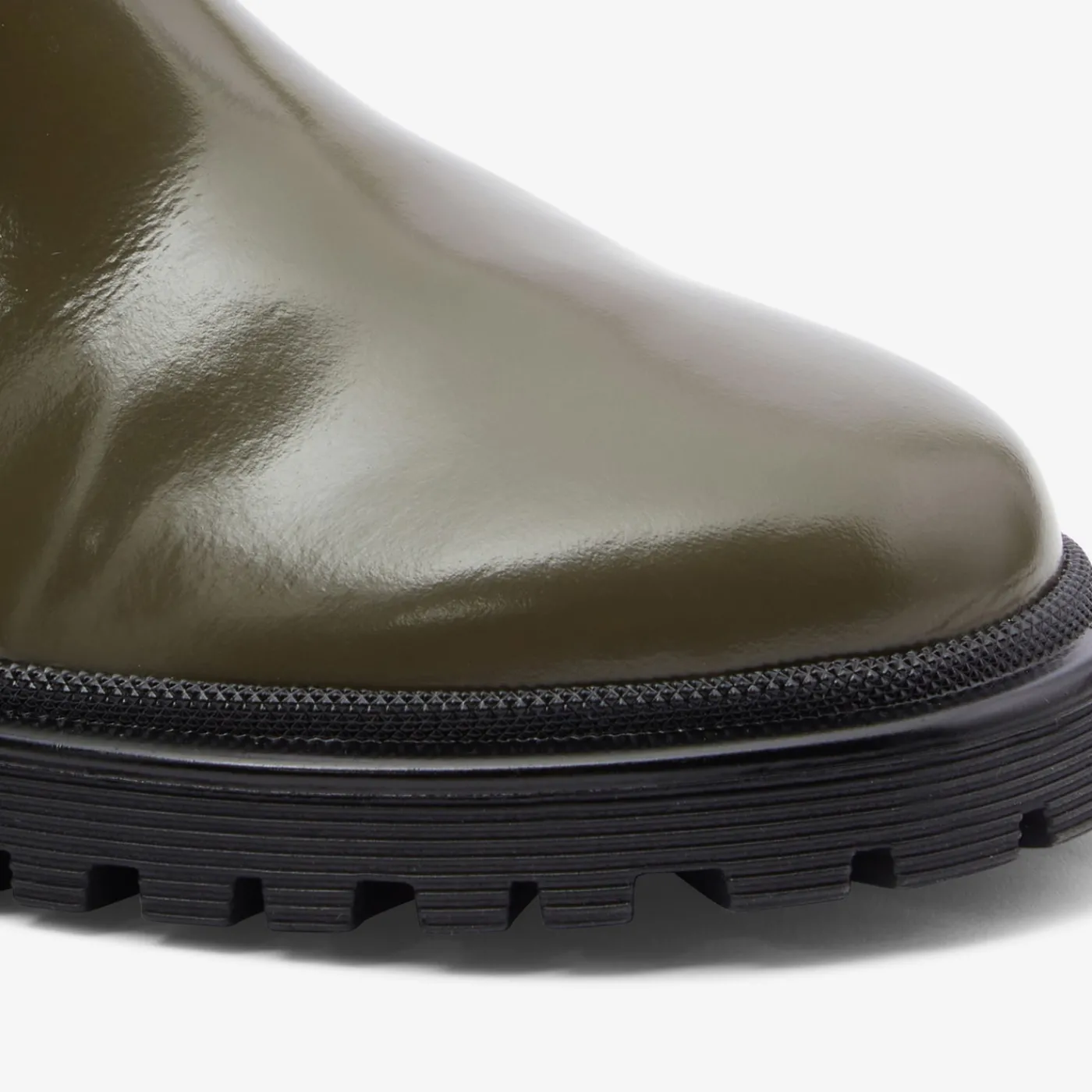 Jacadi Chelsea boots enfant fille en cuir lisse - KAKI New