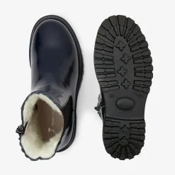 Jacadi Chelsea boots fourrées enfant fille - marine MARINE JACADI Clearance