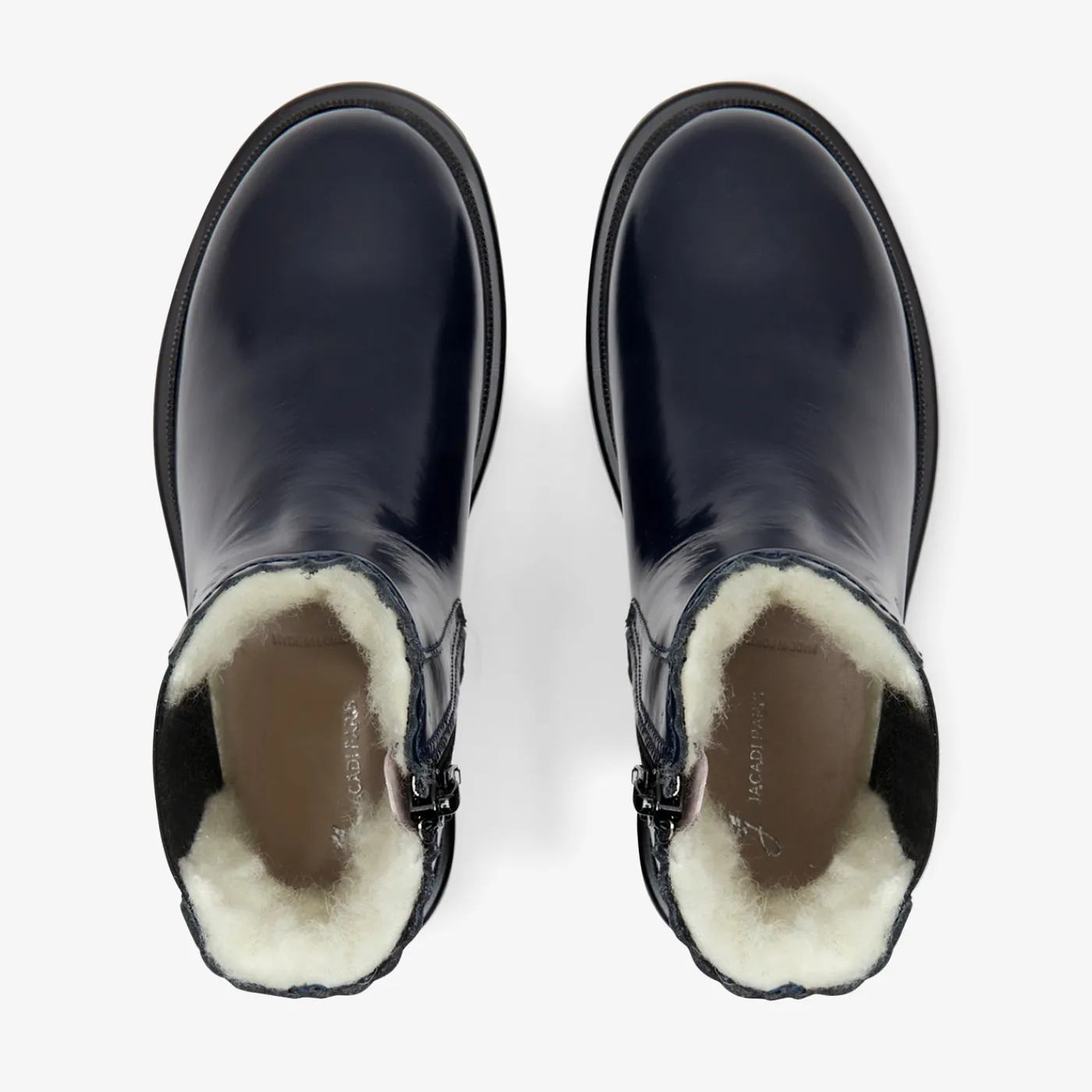 Jacadi Chelsea boots fourrées enfant fille - marine MARINE JACADI Clearance