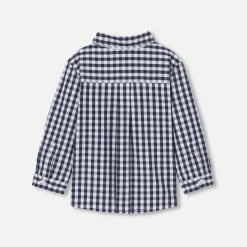 Jacadi Chemise à carreaux bébé garçon - BLANC/MARINE Sale