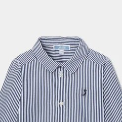 Jacadi Chemise à rayures bébé garçon - BLANC/BLEU Sale