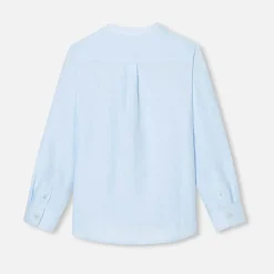 Jacadi Chemise en lin enfant garçon - BLEU TOILE Sale