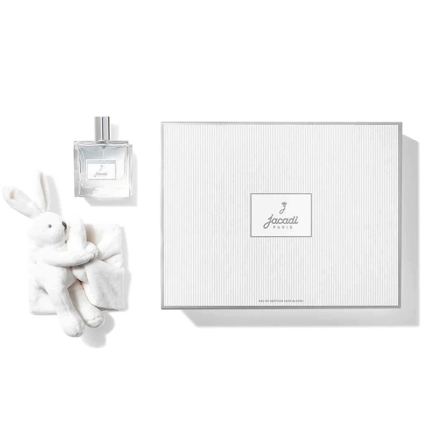 Jacadi Coffret bébé doudou et Eau de senteur 100 ml BLANC/GRIS Sale