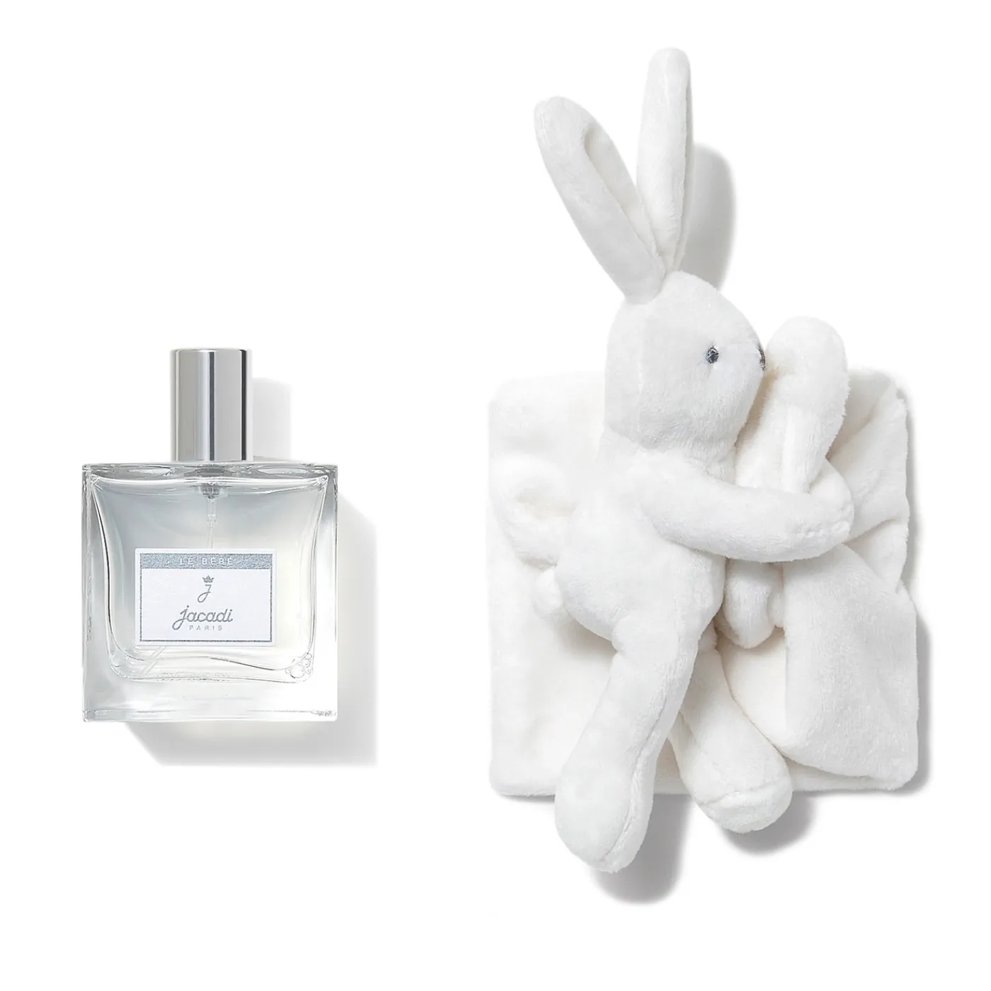 Jacadi Coffret bébé doudou et Eau de senteur 100 ml BLANC/GRIS Sale