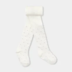 Jacadi Collants bébé à pois argentés - lore BLANC DOUX/MULTICO Clearance