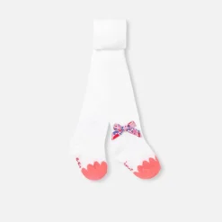 Jacadi Collants bébé fille nœud tissu Liberty - lore BLANC DOUX/MULTICO Best