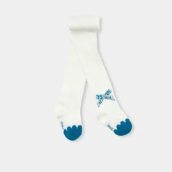Jacadi Collants bébé fille nœud tissu Liberty - BLANC/BLEU Online