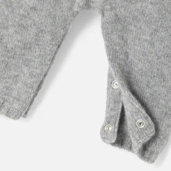 Jacadi Combinaison bébé en cachemire - gris chine clair GRIS CHINE CLAIR JACADI Sale
