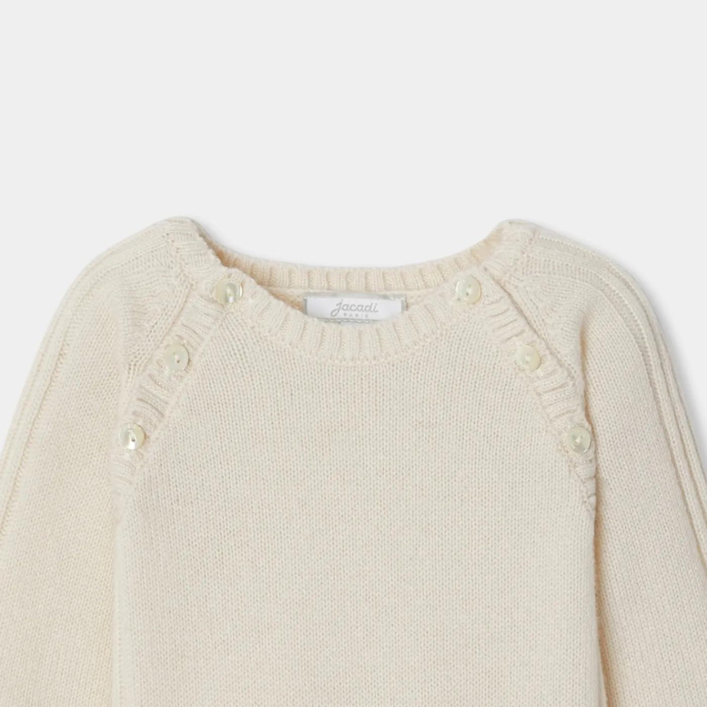 Jacadi Combinaison bébé en cachemire - blanc doux BLANC DOUX JACADI Best