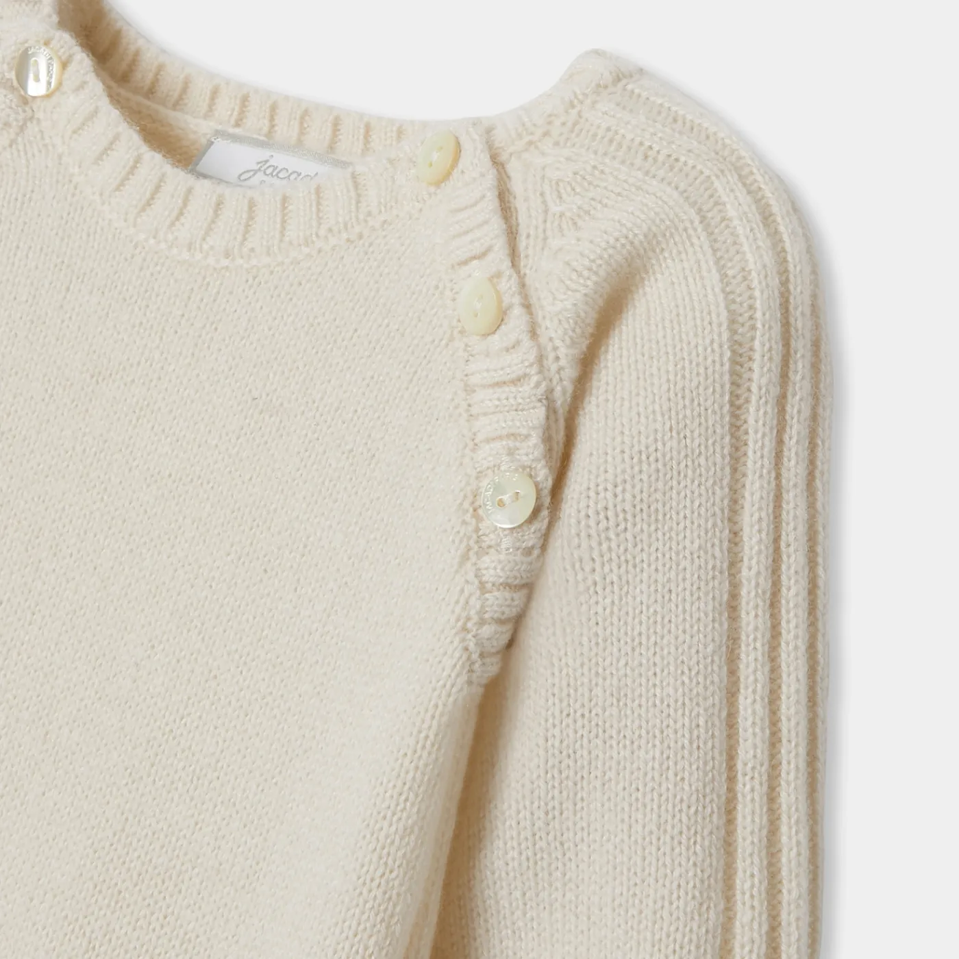 Jacadi Combinaison bébé en cachemire - blanc doux BLANC DOUX JACADI Best