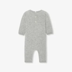 Jacadi Combinaison bébé en cachemire - lore GRIS/MULTICO Sale