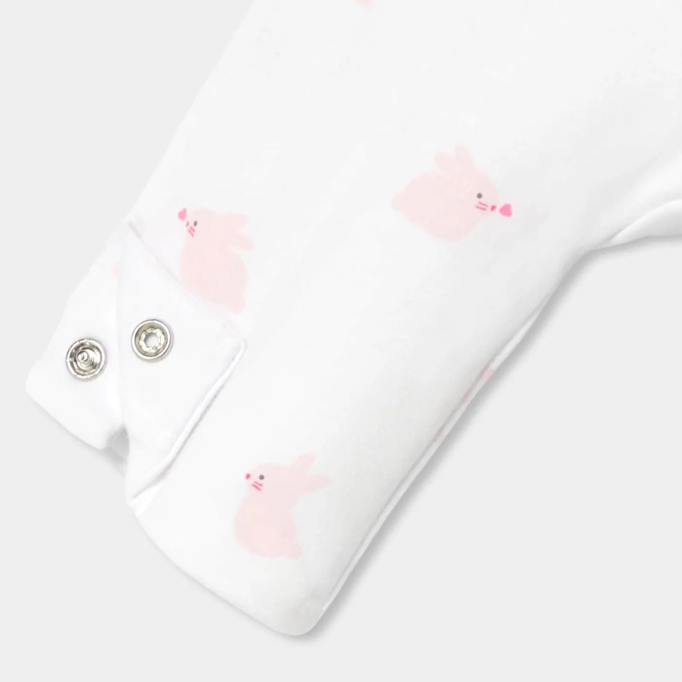 Jacadi Combinaison bébé fille en jersey - BLANC/ROSE Discount
