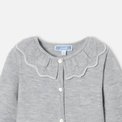Jacadi Combinaison bébé fille en point mousse - gris chine clair GRIS CHINE CLAIR JACADI Hot