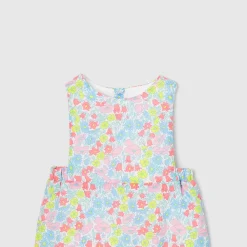 Jacadi Combinaison bébé fille en tissu Liberty - lore BLANC/MULTICO Outlet