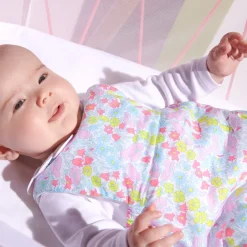Jacadi Combinaison bébé fille en tissu Liberty - lore BLANC/MULTICO Outlet