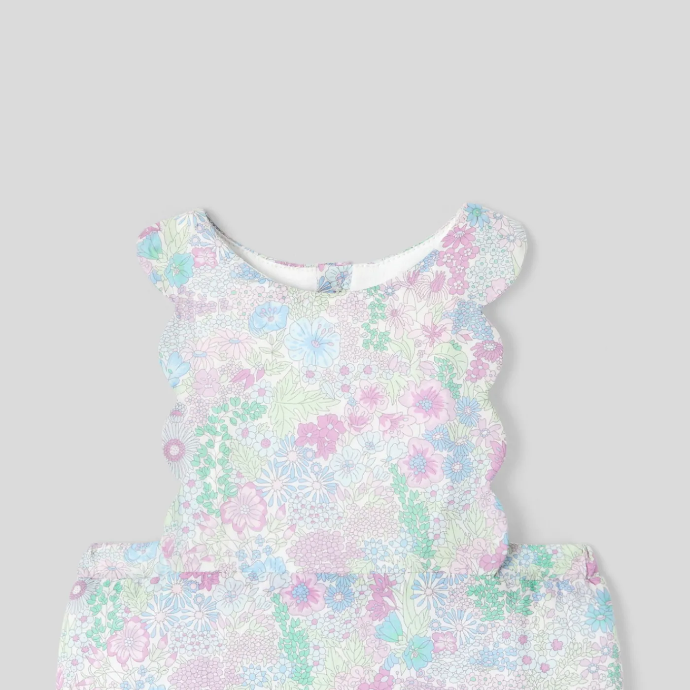 Jacadi Combinaison bébé fille en tissu Liberty - lore BLANC/MULTICO Sale