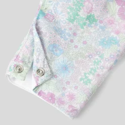 Jacadi Combinaison bébé fille en tissu Liberty - lore BLANC/MULTICO Sale