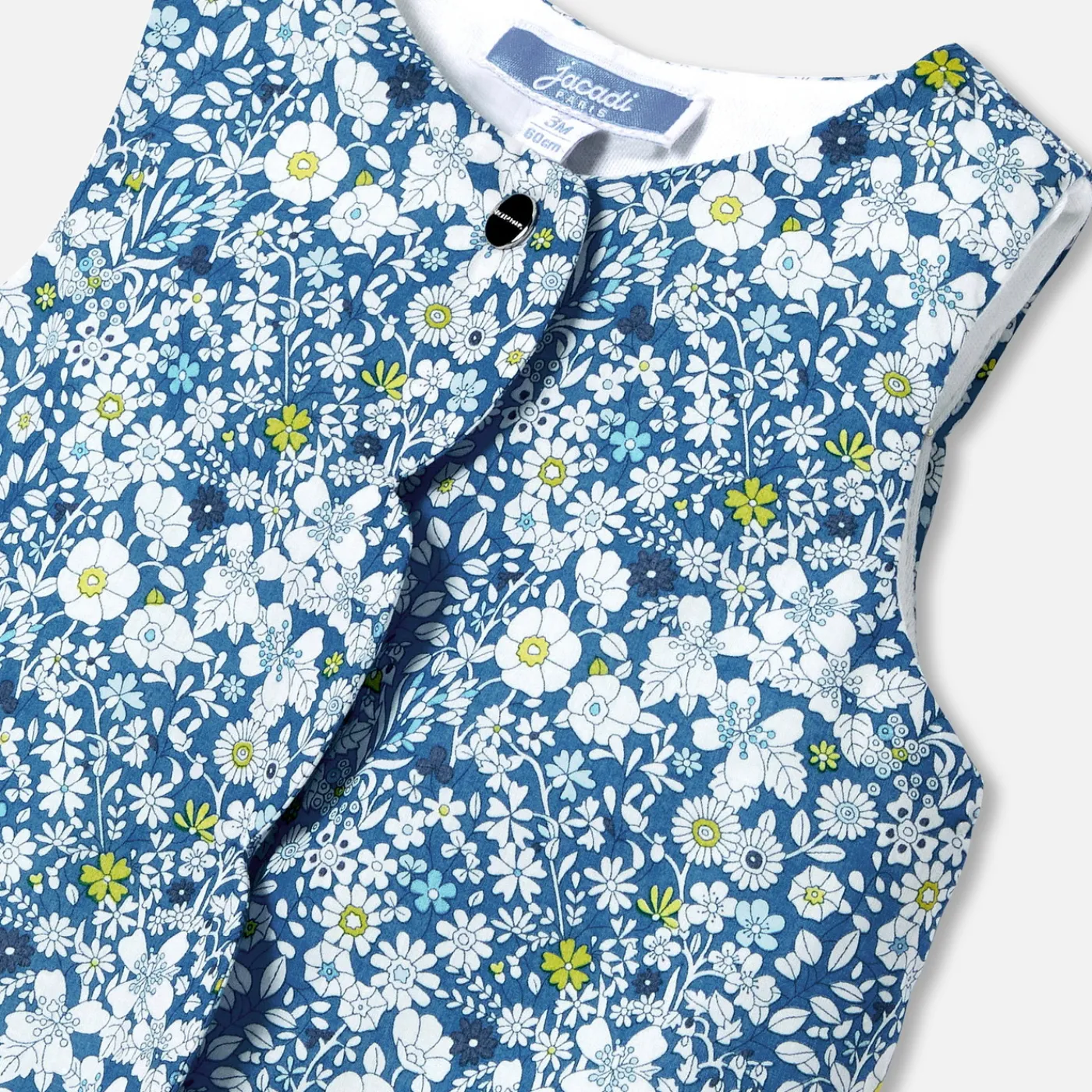 Jacadi Combinaison bébé fille en Tissu Liberty - lore BLEU/MULTICO Hot
