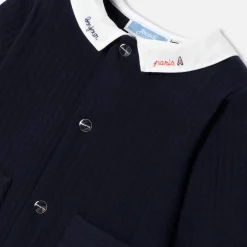 Jacadi Combinaison bébé garçon en jersey quilté - MARINE CLAIR Outlet