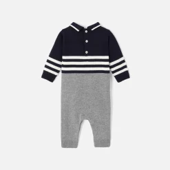Jacadi Combinaison bébé garçon en tricot - lore MARINE/MULTICO Best