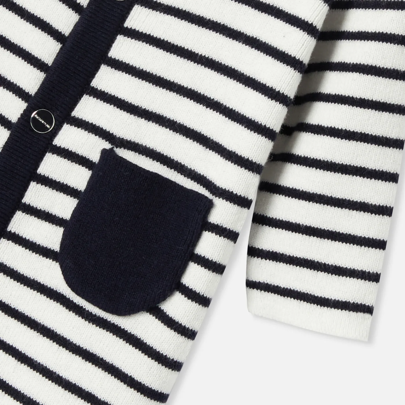 Jacadi Combinaison bébé garçon en tricot - MARINE/BLANC Sale